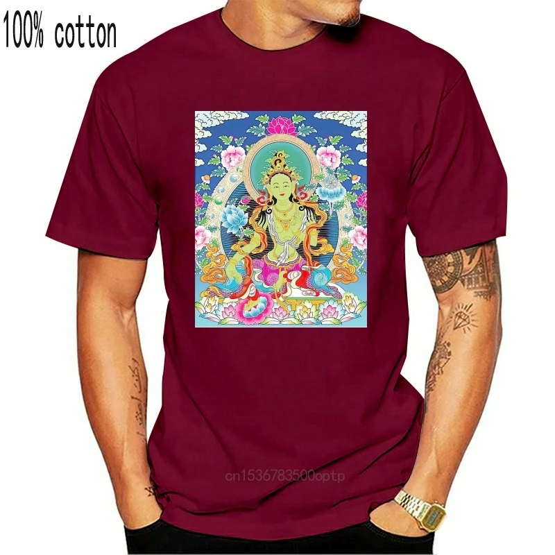 Зеленая рубашка тара R1, Футболка Будда, Йога, тренировка медитации, дзен, буддистская оккультная мастерская, новая модная мужская футболка|Футболки| | АлиЭкспресс