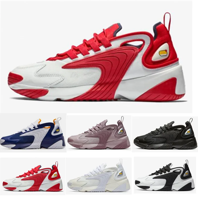 2020 Zoom 2K M2K Tekno 2000 Sail Men women Running Shoes Creamy White Race Red Royal Blue Designer Sports sneakers Mens T