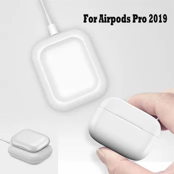 

Wireless Charger Charging Headset Smart Dock Stand For Airpods Pro 2019 Protective Cover Silicone Case Headphones Case box