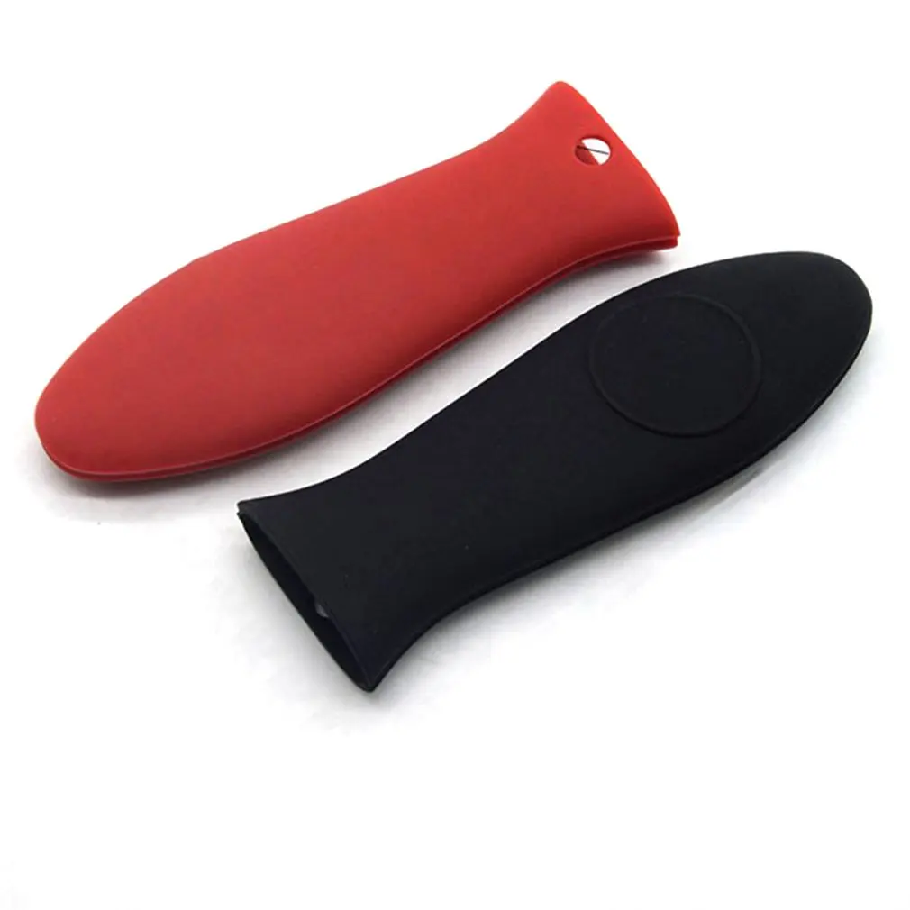 Non-Slip Silicone Hot Handle Holder Potholder Cast Iron Skillet Grip Sleeve Cover Pots Pans Handle Parts Kitchen Tools Cookware pot handle cover,pot handle holder