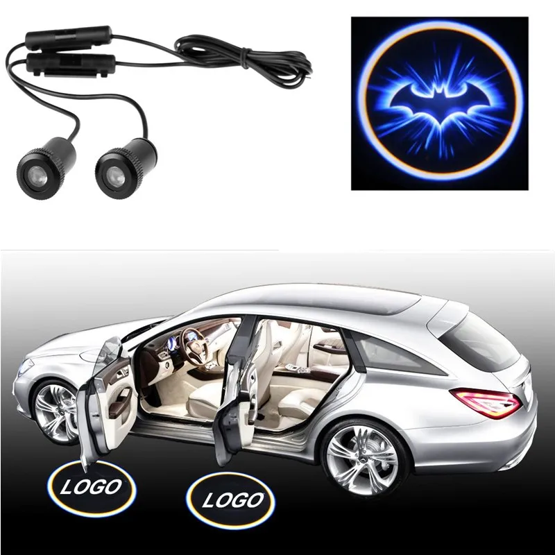 Дверь автомобиля лазерный логотип проектор Ghost Shadow Led свет для любого бренда 2 шт