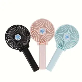 

Foldable Hand Fans Battery Operated Rechargeable Handheld Mini Fan Electric Personal Fans Hand Bar Desktop Fan
