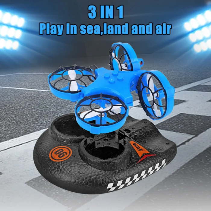 Brinquedos ao ar Modos de Velocidade 3 em 1 Recém Livre Voando Barco Terra Condução Modo Destacável rc Drone 3 Quadcopter Ya88 ar 7 1 voando barco ar terra condução modo