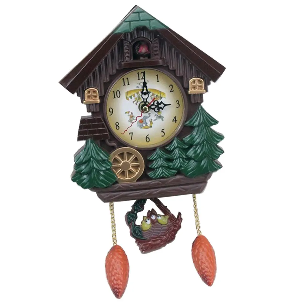Cuckoo Wall Clock Smart Tell Time Decorative Room Clock for Kids