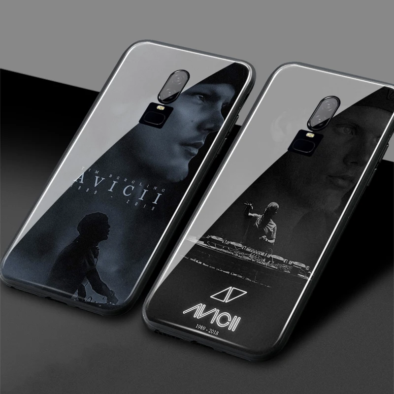 

DJ Avicii Tim Bergling For OnePlus 6 6T 7 7T Pro Soft silicone tempered glass phone case cover shell