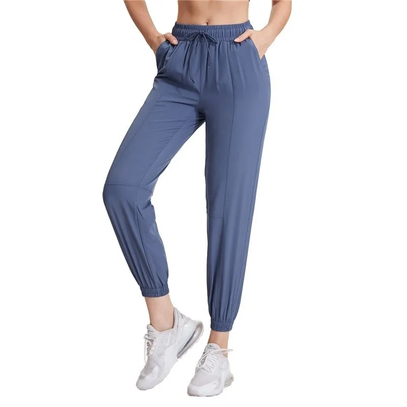 Vansydical Solid Sweatpants Women Running Jogging Pants Workout Trousers Drawstring Waist Sport for Yoga Training | Спорт и