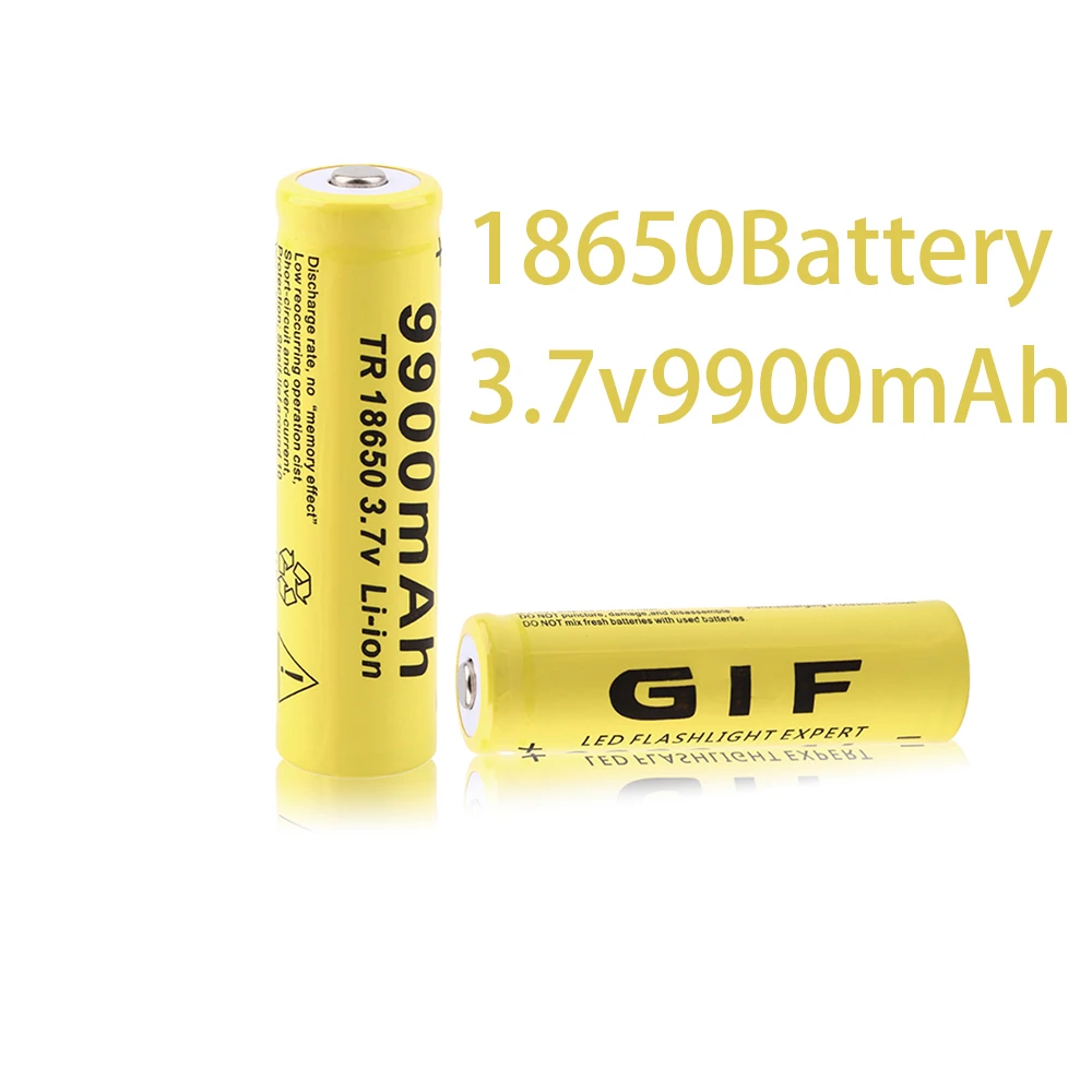 TR 18650 battery 3.7V 9900mAh rechargeable battery Li Ion pour LED  flashlight Hot New High Quality|Replacement Batteries| - AliExpress