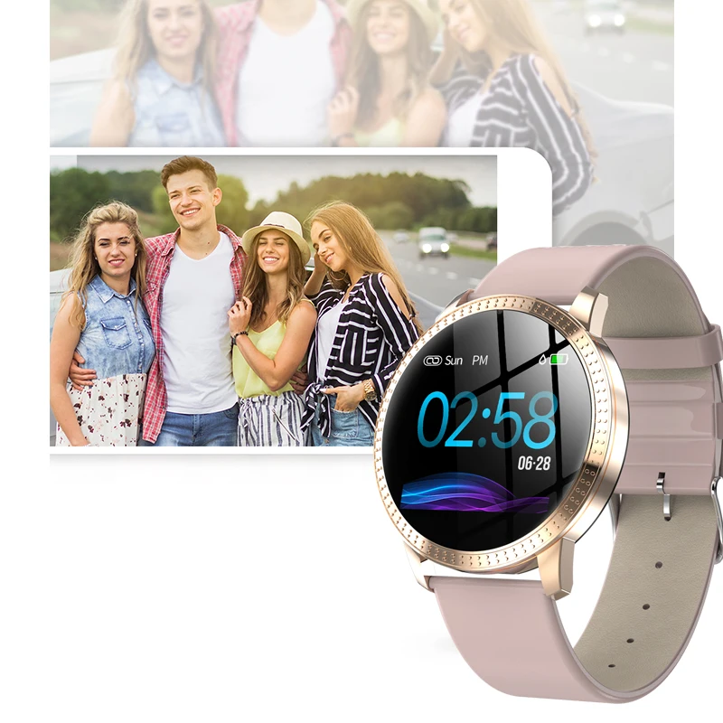 CF18 Смарт-часы для женщин и мужчин фитнес-трекер Smartwatch Браслет монитор сердечного ритма кровяное давление Reloj Inteligente
