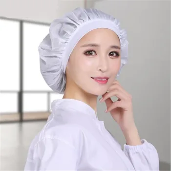 

New Food Factory Work Cap Full Mesh Cap Stretch Breathable Food Cap Sanitary Cap Tether Disposable Headgear