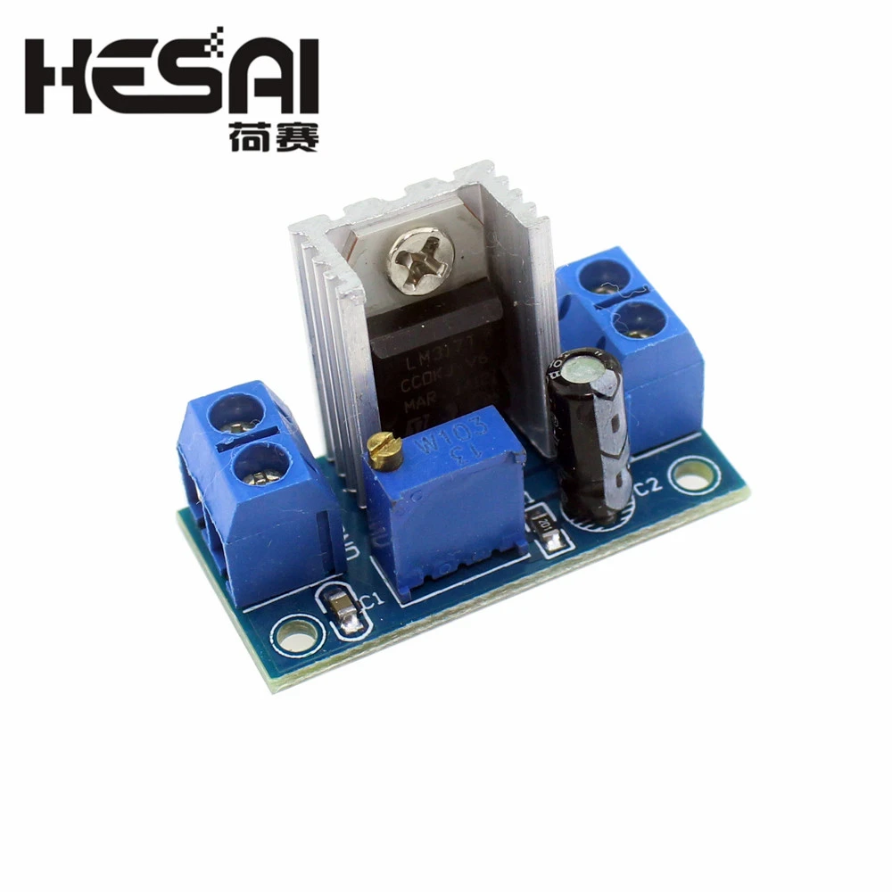 5PCS LM317 DC-DC Linear Converter Buck Step Down Low Ripple Module Power Supply