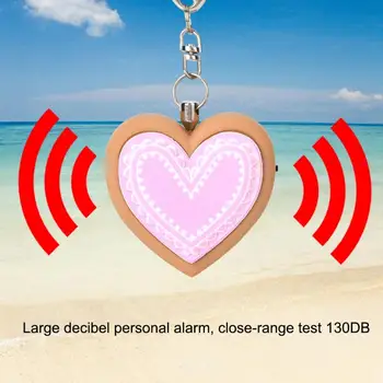 

Women Panic Attack Safety Security 130dB Anti Wolf Personal Alarm Keyring Women Security Alarm