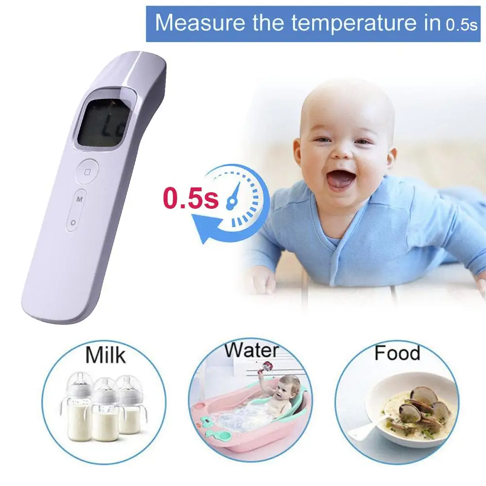 

Forehead Thermometer Non-Contact Infrared Thermometer Digital Electronic Thermometer For Children Adults Body