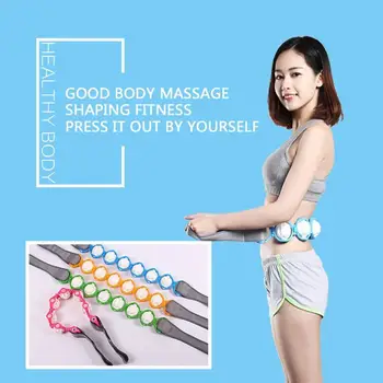 

NEW Massager Stick Hedgehog Balls Muscle Roller Anti Cellulite Massager Trigger Point Stick Cellulite Slimming Massage Stick