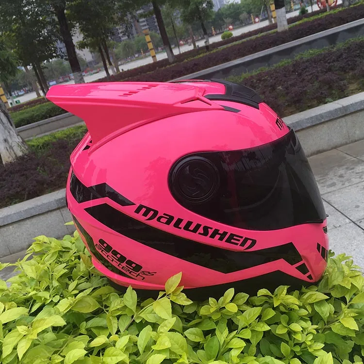 Malushun мотоциклетный шлем для женщин, шлем для мотокросса, шлем для мотокросса, шлем capacetes De Motociclista, новинка, шлем из АБС-пластика