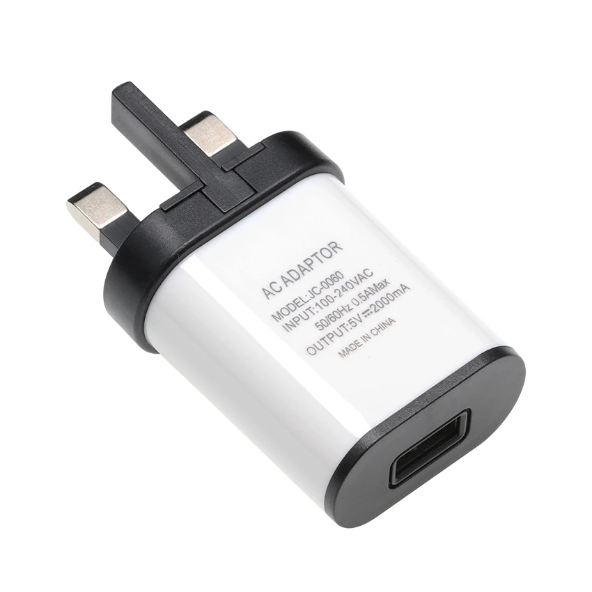 Универсальный usb адаптер питания 5 В британская вилка USB зарядное устройство для