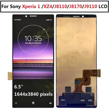 

6.5 inch For Sony Xperia X1 lcd J8110 J8170 J9110 LCD Display With Touch Screen Digitizer Assembly Repair Parts for Sony XZ4 lcd
