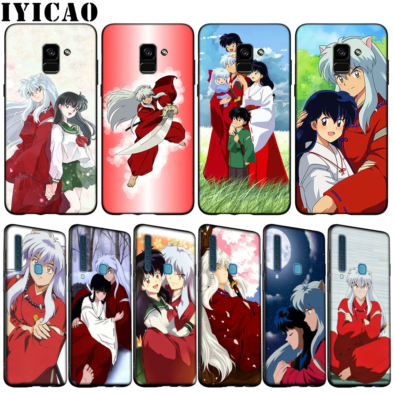 IYICAO Inuyasha Мягкий силиконовый чехол для телефона Samsung Galaxy A51 A71 A81 A91 A41 A21 A11 A01 A2 Core J8 J7
