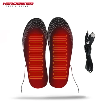 

New USB Heated Insole Heating Foot Pads Heating Insole Motorcycle Warm Boots Insoles Outdoor Sports Heating Insoles For Winter#