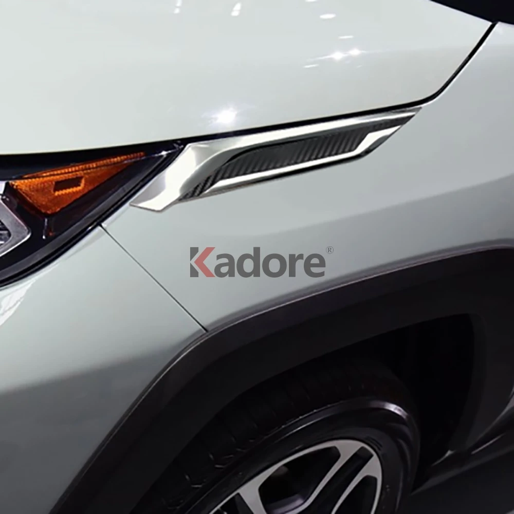 Для Toyota RAV4 RAV 4 Хром Авто Передняя фара Крышка лампы Отделка фары бровей стильные полоски на авто