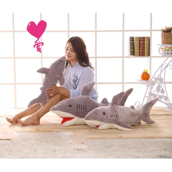 

Cartoon Lovely Style Plush Toys Cute Sharks Doll Plush Toys Sea Jaws Pillow Stuffed Animals Soft Plush Toys For Children Gifts