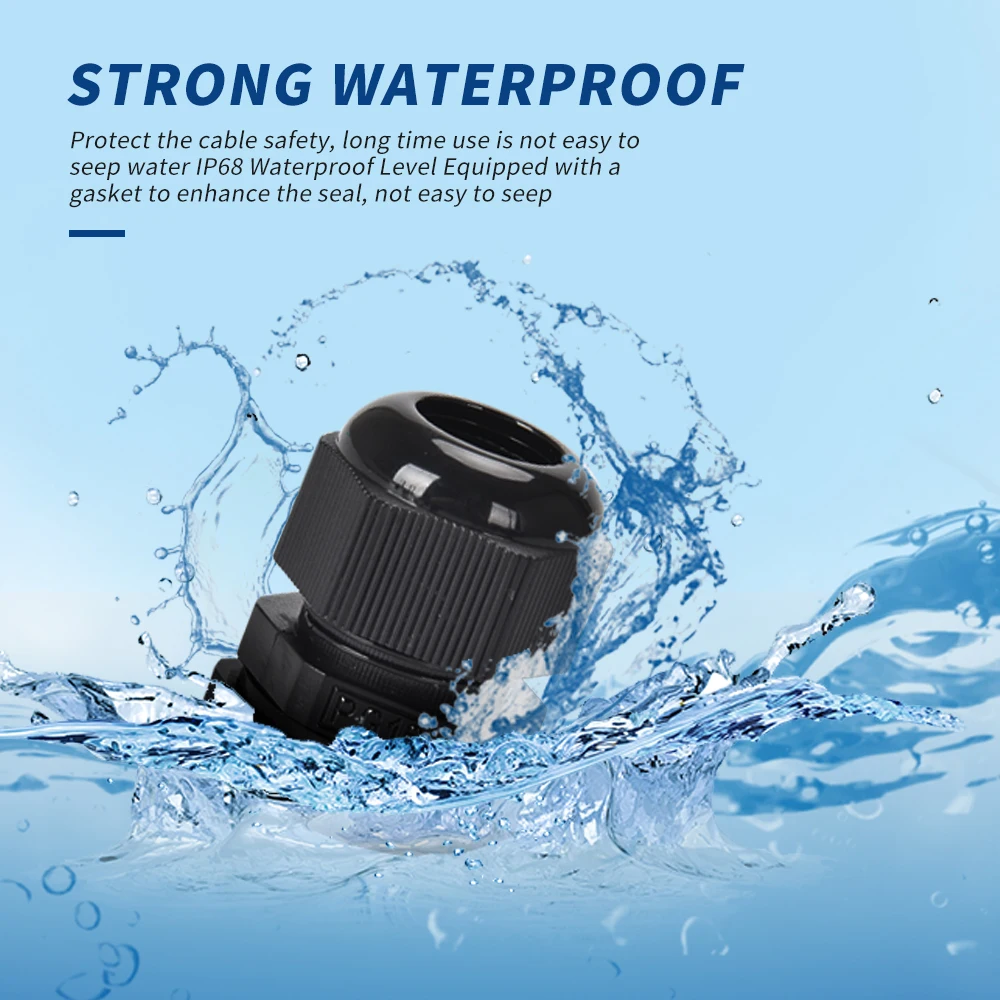 rachada a prova dwaterproof agua plastico cabo 02