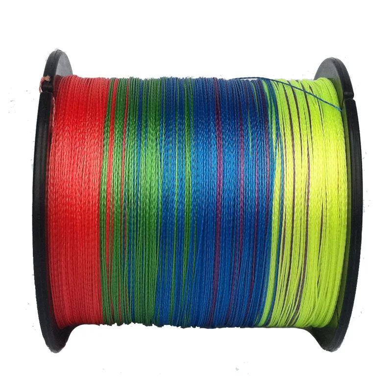 

300 m pe Line 4 Unit Weaving Color Mainline 10lb Anti-Bite Lure Fishing Casting Rods Fishing Line Customizable