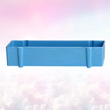 

1 Pc Nordic Style Rectangular Flower Pot Succulent Flower Pot Creative Decorative Flower Pot for Home Office (Pink)