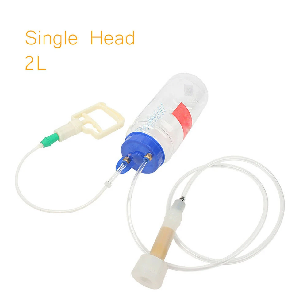 Portable Single Head Bucket Sheep Bottle Milking Machine Farm Household Pump Manual Vacuum 2L Goat Cows | Дом и сад