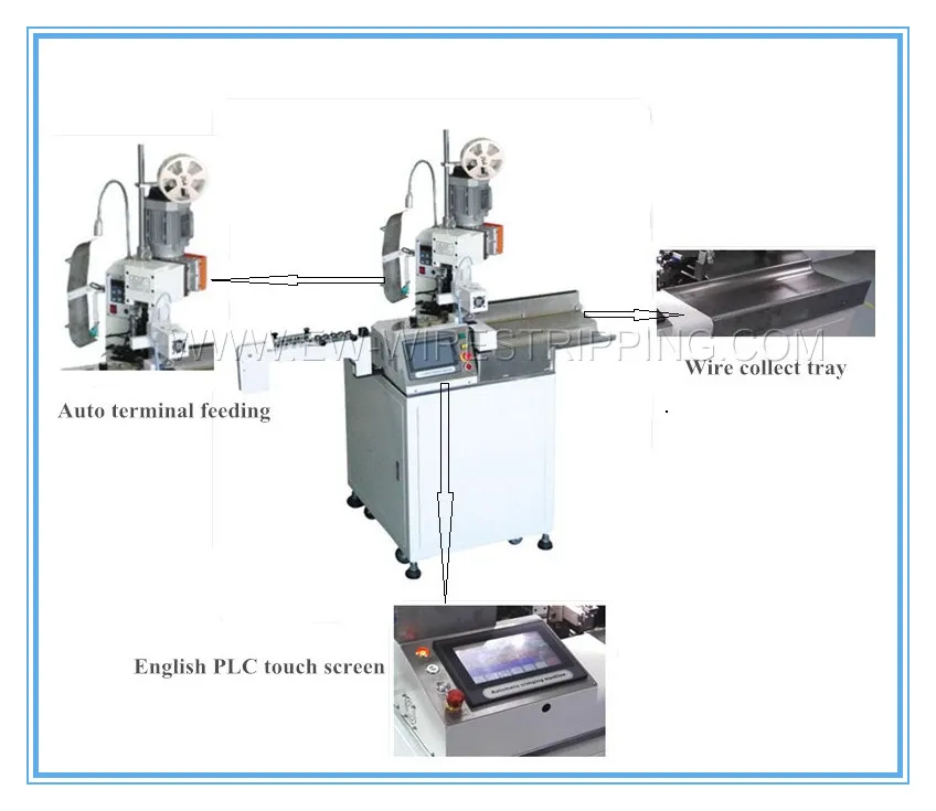 Automatic wire crimping machine EW-22C