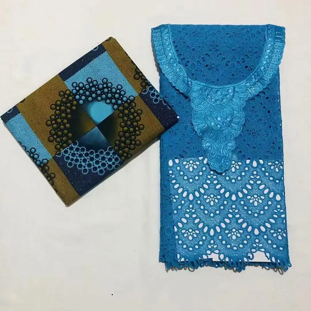 Новейший стиль швейцарская хлопковая сухая кружевная ткань Гана восковая печать ткань воск Анкара ткань настоящий воск принт материал одежды 4 ярдов