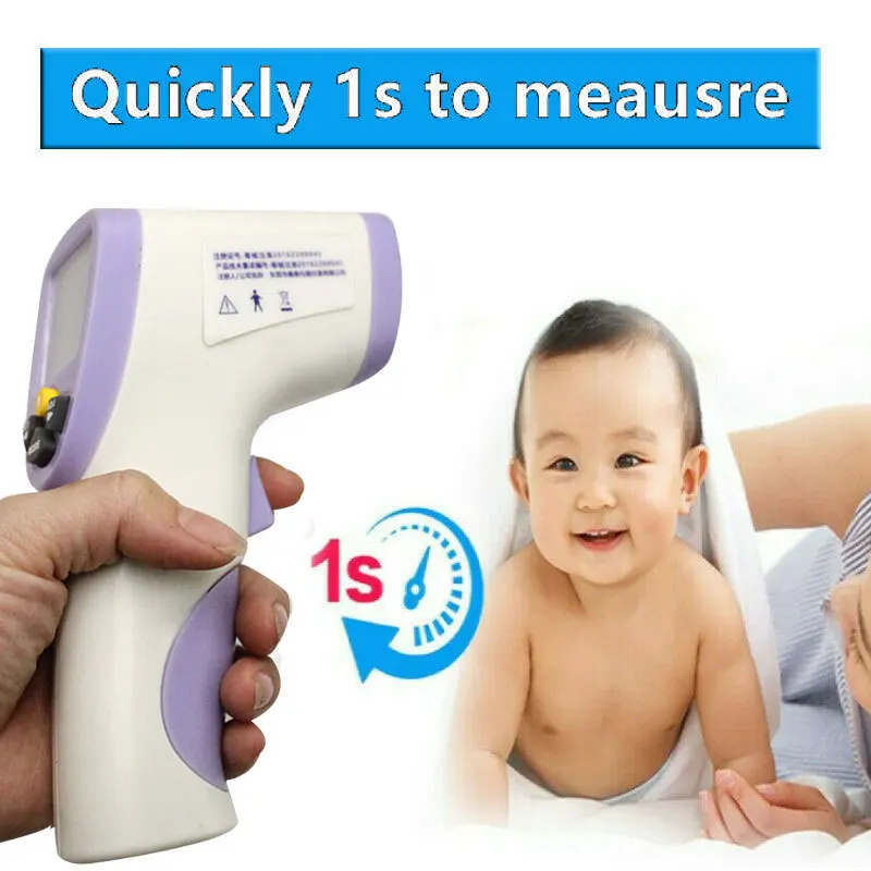 

Infrared Thermometer LCD Display No-contact Digital Thermometers for Forehead Body Temperature Meter FKU66