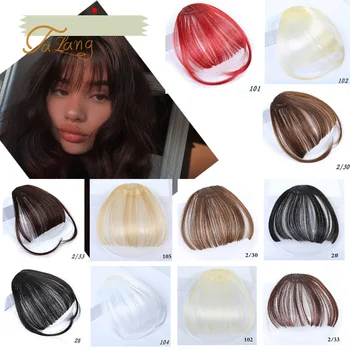 

TALANG Air Bangs Wig Synthetic Hair Piece Clip In Hair Extensions High Temperature Fiber Fake Hair