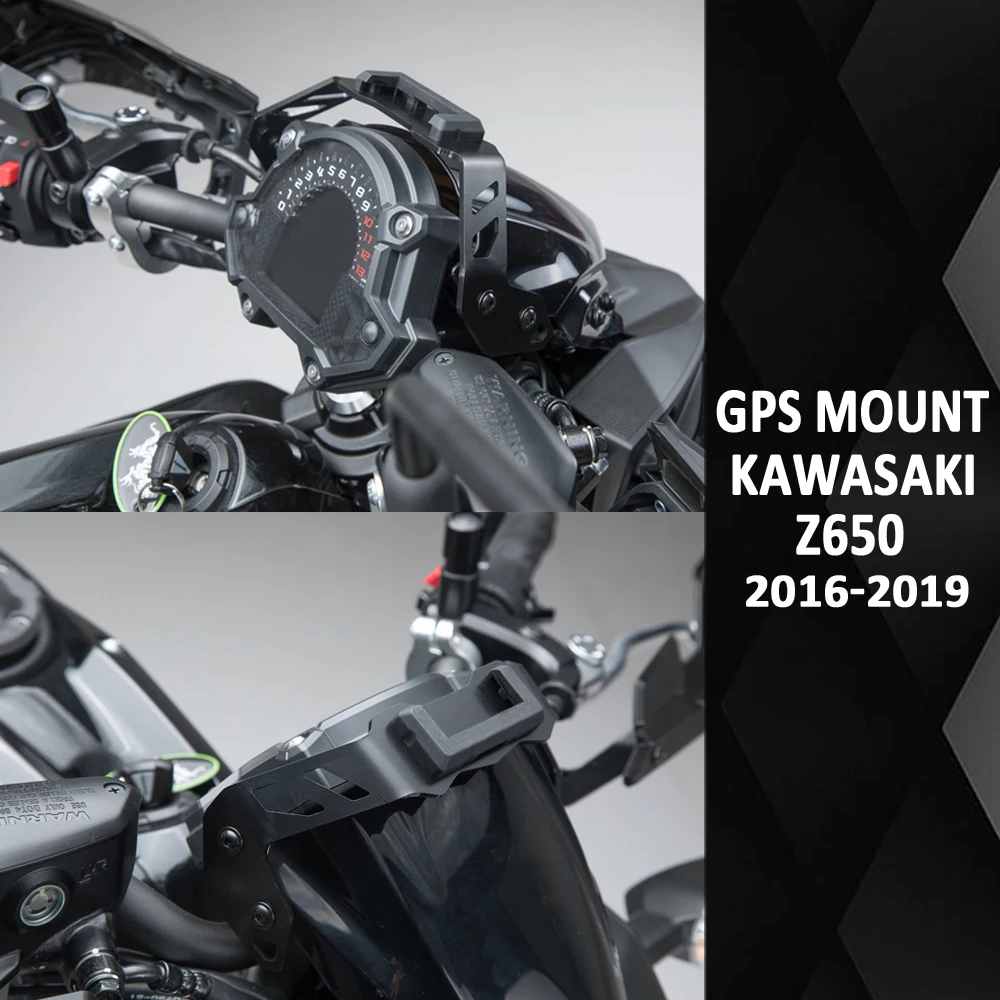 Для Kawasaki Z650 2016 2017 2018 2019 новые аксессуары для мотоциклов GPS-навигатор Кронштейн