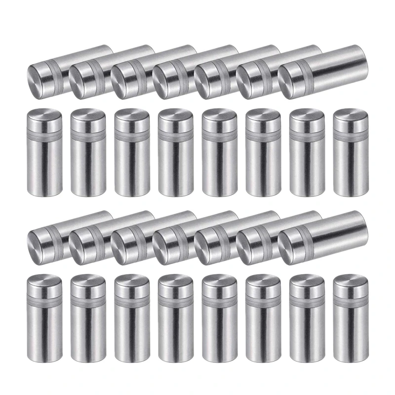 48 Packs Sign Standoff Screws Advertising Stainless Steel Wall Mounts Glass Acrylic Nail For Artwork And S | Инструменты