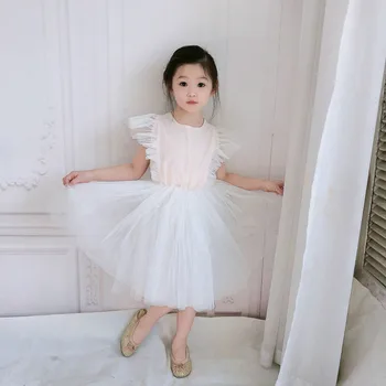 

YourSeason New 2020 Toddler Casual Summer Clothes Girls Mesh Patchwork Children Sundress Baby Kid Princess Sweet Lace Dress