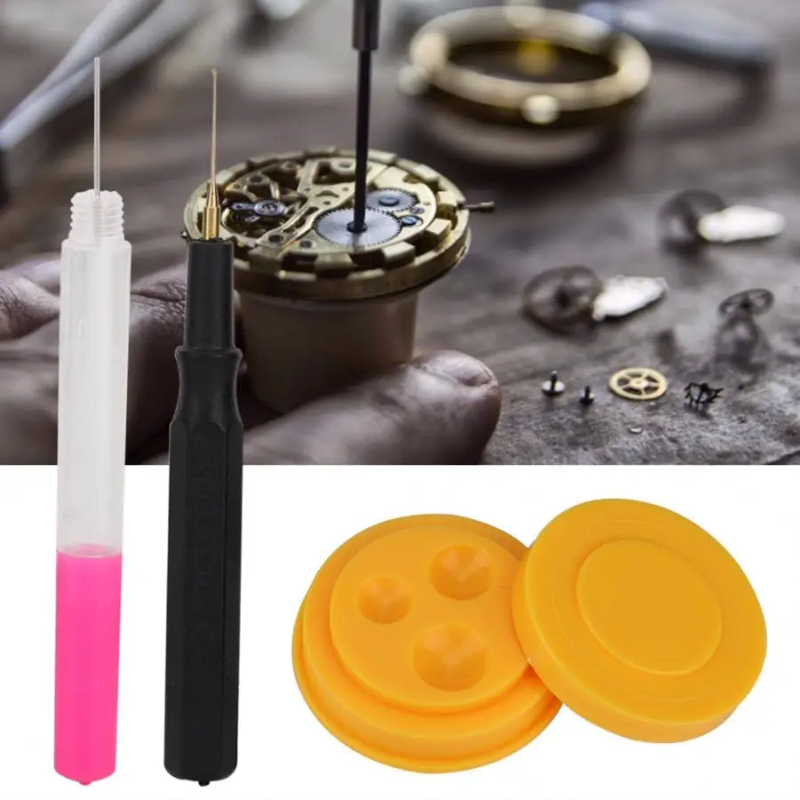 Lubricant Oiler Oil Pin Pen Needle Dish Lubricator Watch Clock Repair Tool Kit For Watchmaker Repairer | Наручные часы