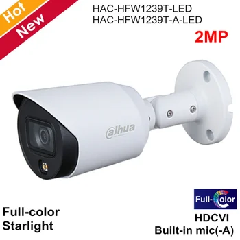 

Dahua HDCVI Camera Lite Plus Series 2MP Full Color Starlight Camera Built-in mic(-A) 20m LED Distance Security Camera