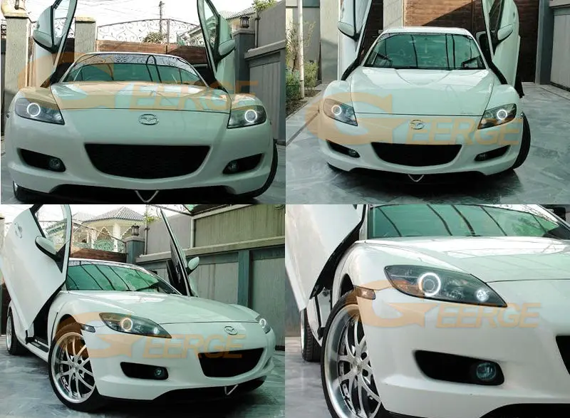 Для Mazda RX8 RX 8 2003 2004 2005 2006 2007 2008 отличный ультра яркий CCFL ангельские глазки Halo кольца