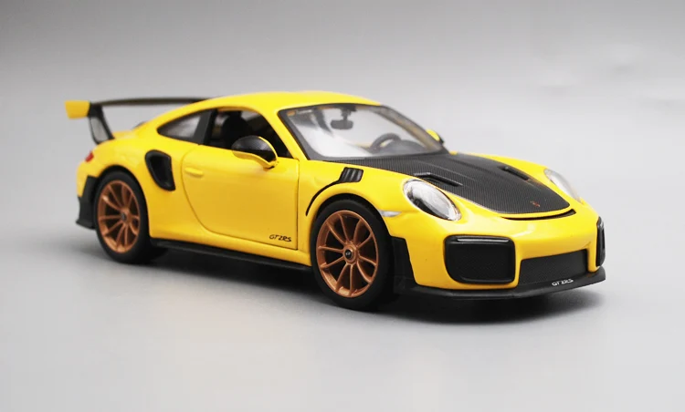 Maisto 1/24 1:24 2018 Porsche 911 GTS RS Supercar спортивный гоночный автомобиль литой Дисплей модель