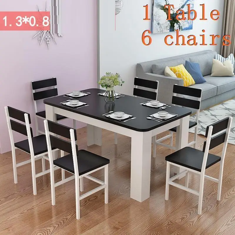 Comedor Dinning Tisch Marmol Salle A Manger современный набор, деревянный стол Comedores Mueble - Color: Number 4