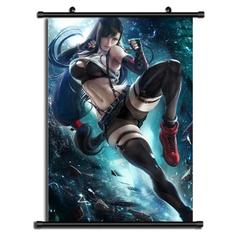 

Final Fantasy Vii Tifa Anime Wall Scroll Poster Home Decor Cosplay uncensored