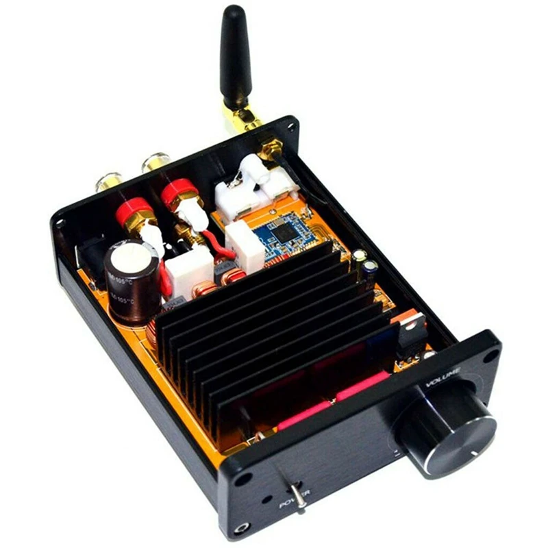 RISE-Mini Tda7498 2,0 канальный Bluetooth 5,0 Csr8675 Hifi усилитель класса D цифровой аудио усилитель 100 Вт+ 100 Вт