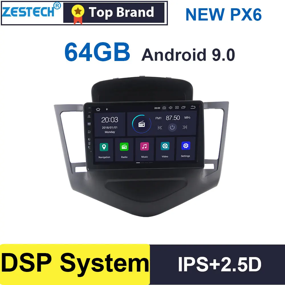 Автомагнитола для Chevrolet Cruze 9 0-2015 Android 2008 2.5D IPS дюймов GPS-радио DVD-плеер автомобиля