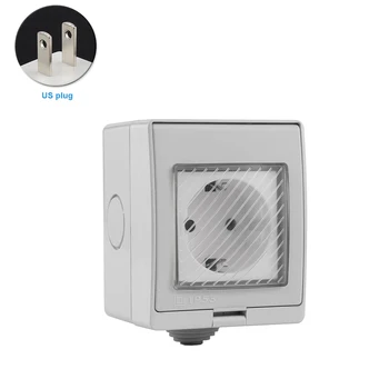 

Durable Home Outdoor APP Adapter Indoor Timing Accessories Portable Basic Voice Control Wireless WiFi Waterproof Smart Socket