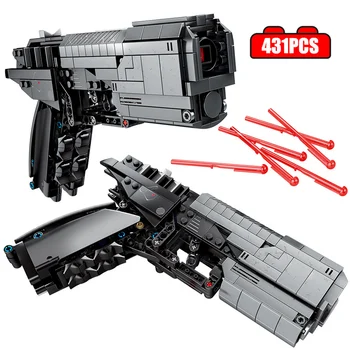 

431pcs City Police Pistol Gun Building Blocks Military Technic Signal Gun Assembly Bricks sets Toys for Children boys