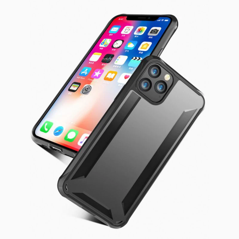 Cellphone Case Tpu Matte Transparent Phone Black Case For Iphone11 / 11 Pro / 11 Pro Max Anti-Fall Cellphone Case Tpu Matte Transparent Phone Black Case For Iphone11 / 11 Pro / 11 Pro Max Anti-Fall