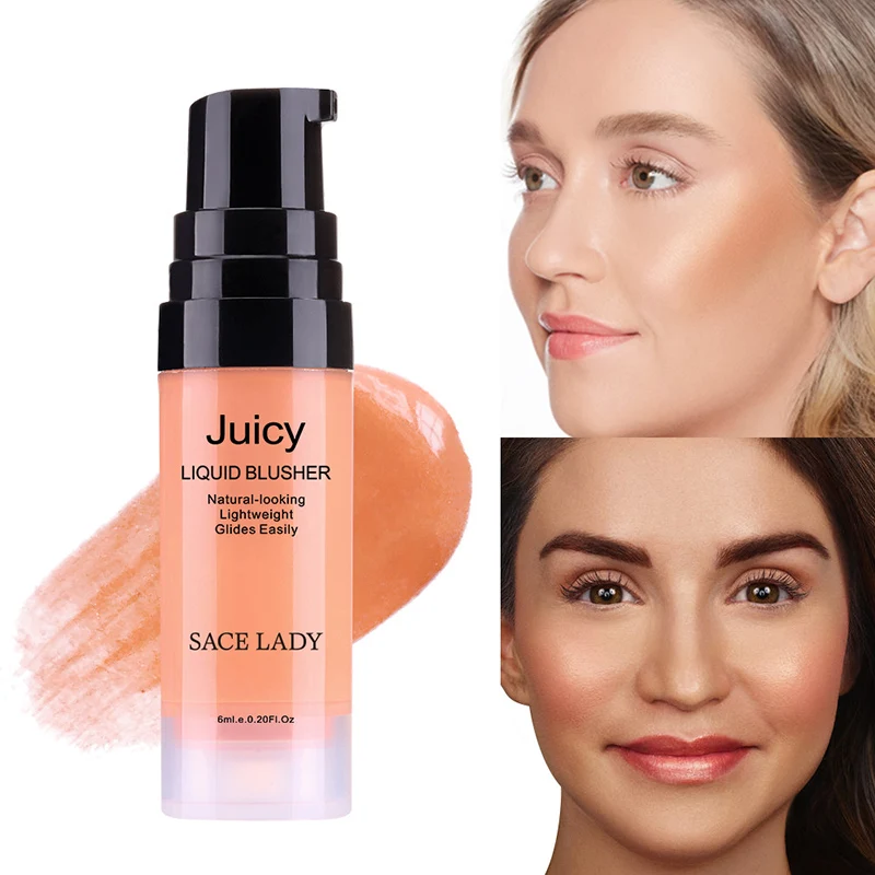 

Liquid Blush Face Rouge Professional Cheek Blusher Long Lasting Makeup Beauty Tool OR88