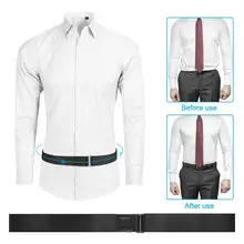 ROSENICE рубашка ремень Регулируемый замок рубашки Undergar мужчин t ремень против морщин Tieback для мужчин и женщин держать рубашки заправленные в