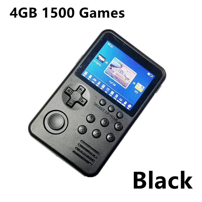 Best M3S M3 PLUS 3.2inch mini portable game console 4GB/32GB 1500+ free retro games 8/16/32/128 bit game kids gift 