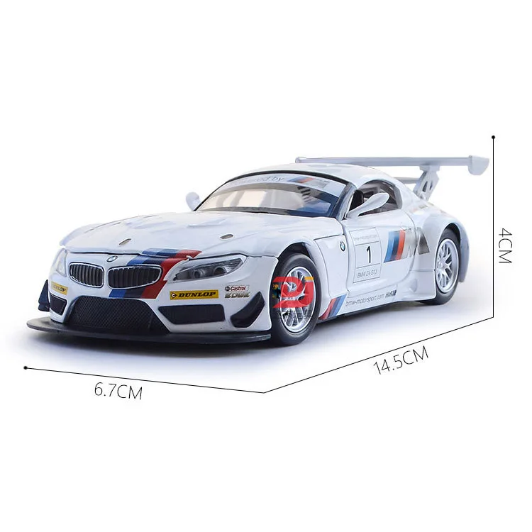 1/32 Z4 GT3 литый под давлением металлический автомобиль игрушечный подарок для